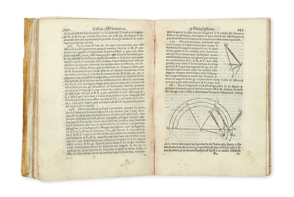 (ASTRONOMY.) Sigüenza y Góngora, Carlos de. Libra Astronomica, y Philosophica.